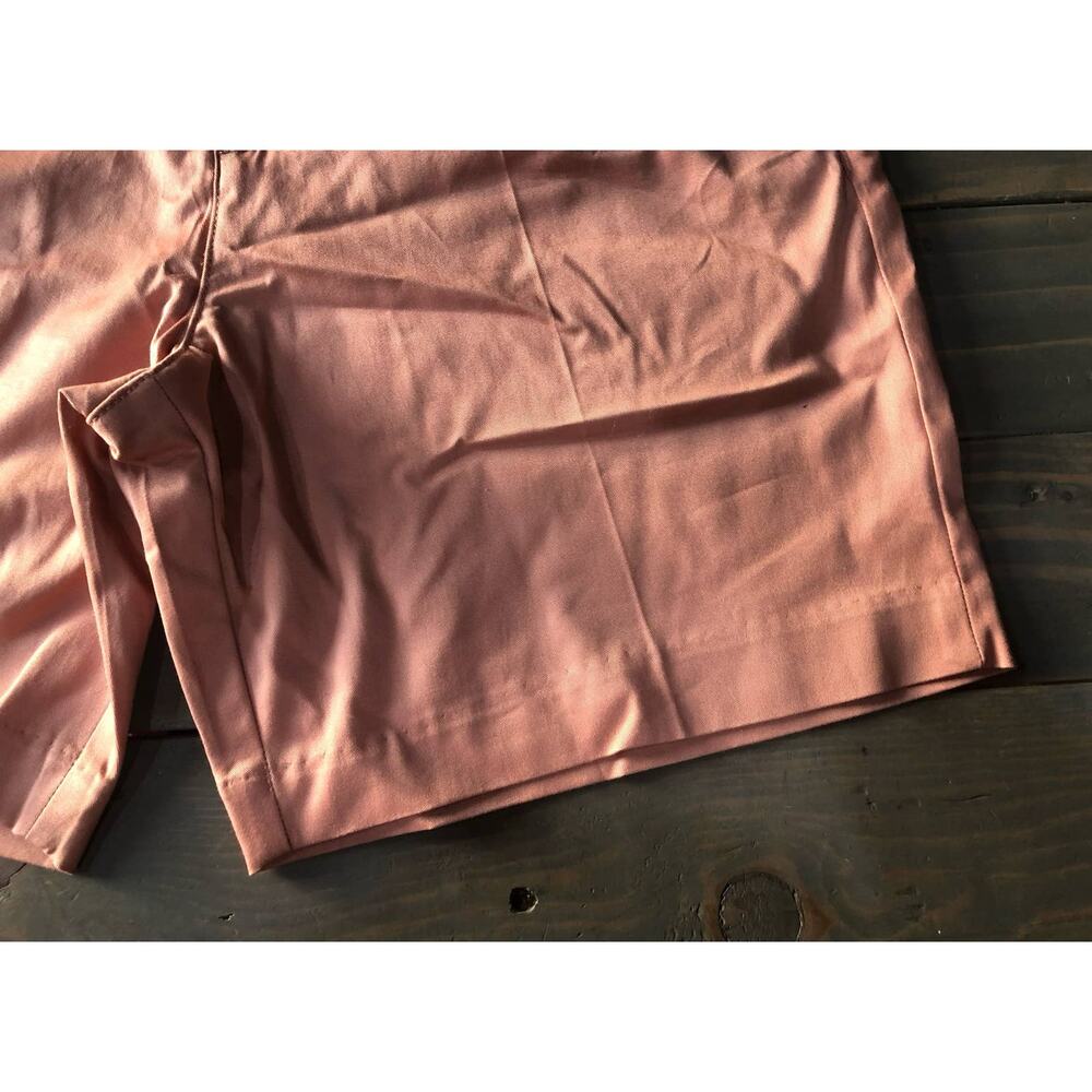 H&M men's peach/coral dress shorts standard fit size 29 NEW - Picture 4 of 4